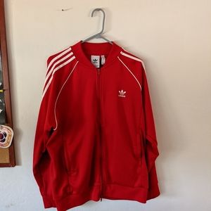 Red Adidas jacket